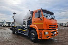 Автобетоносмеситель 5814Z9 на шасси КАМАЗ 6520 (Евро-5)9м3 б/у (2023 г. 00 007 км)(1755)