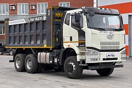 Самосвал FAW J6 (6x6) б/у (2023 г. 24 457 км)(6774)