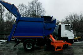МКМ-50-18 на шасси МАЗ 534025-585-013, мусоровоз, 18м3, бок. загрузка, МАЯТНИК, унив. захват
