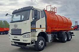 МВ-19 FAW-3250 (6х4, шасси 4300) (вакуумная машина, 19 м3, насос КО-510, ЧМЗ)