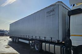 KRONE SD  ПОЛУПРИЦЕП б/у (штора, 13,6м)(2016 г.)(2855)